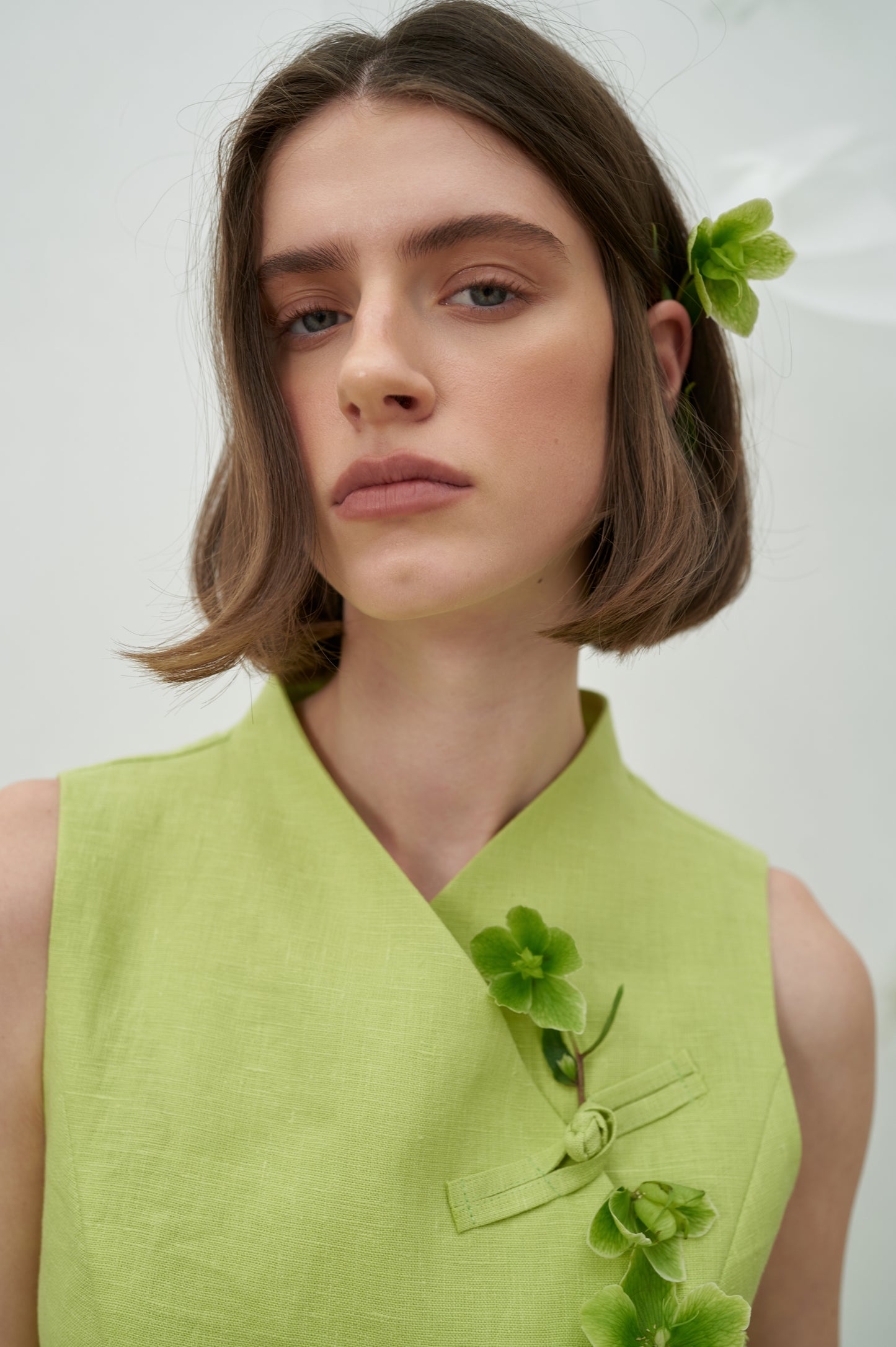 Лляна жилетка PETAL