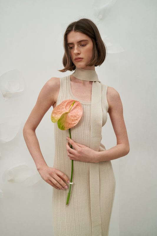 Сукня з шарфом FLORA